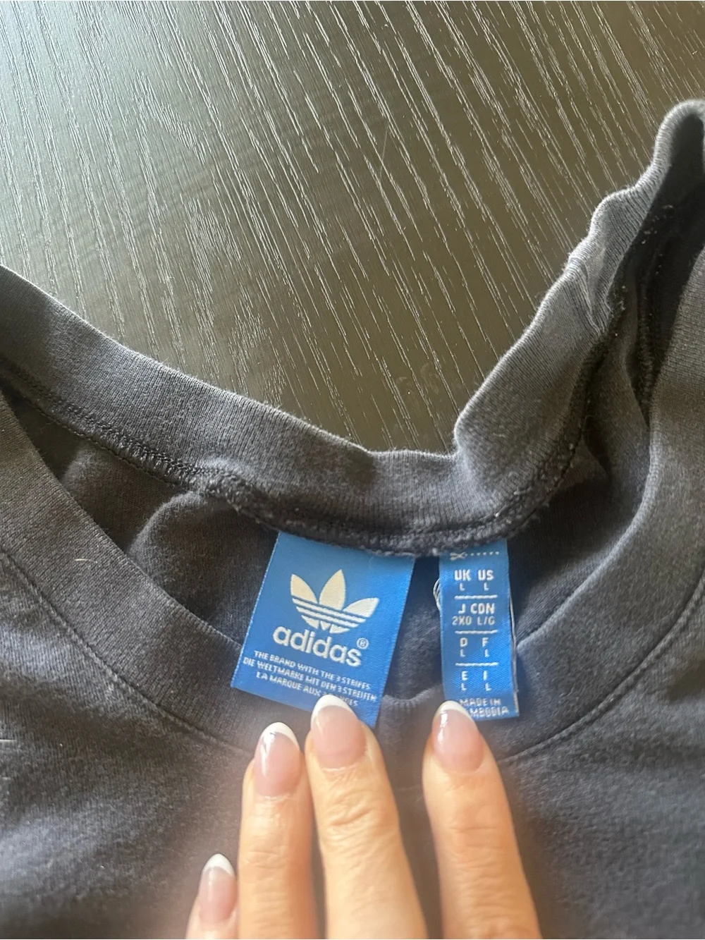 adidas men’s Black Tank Top with Trefoil Logo
